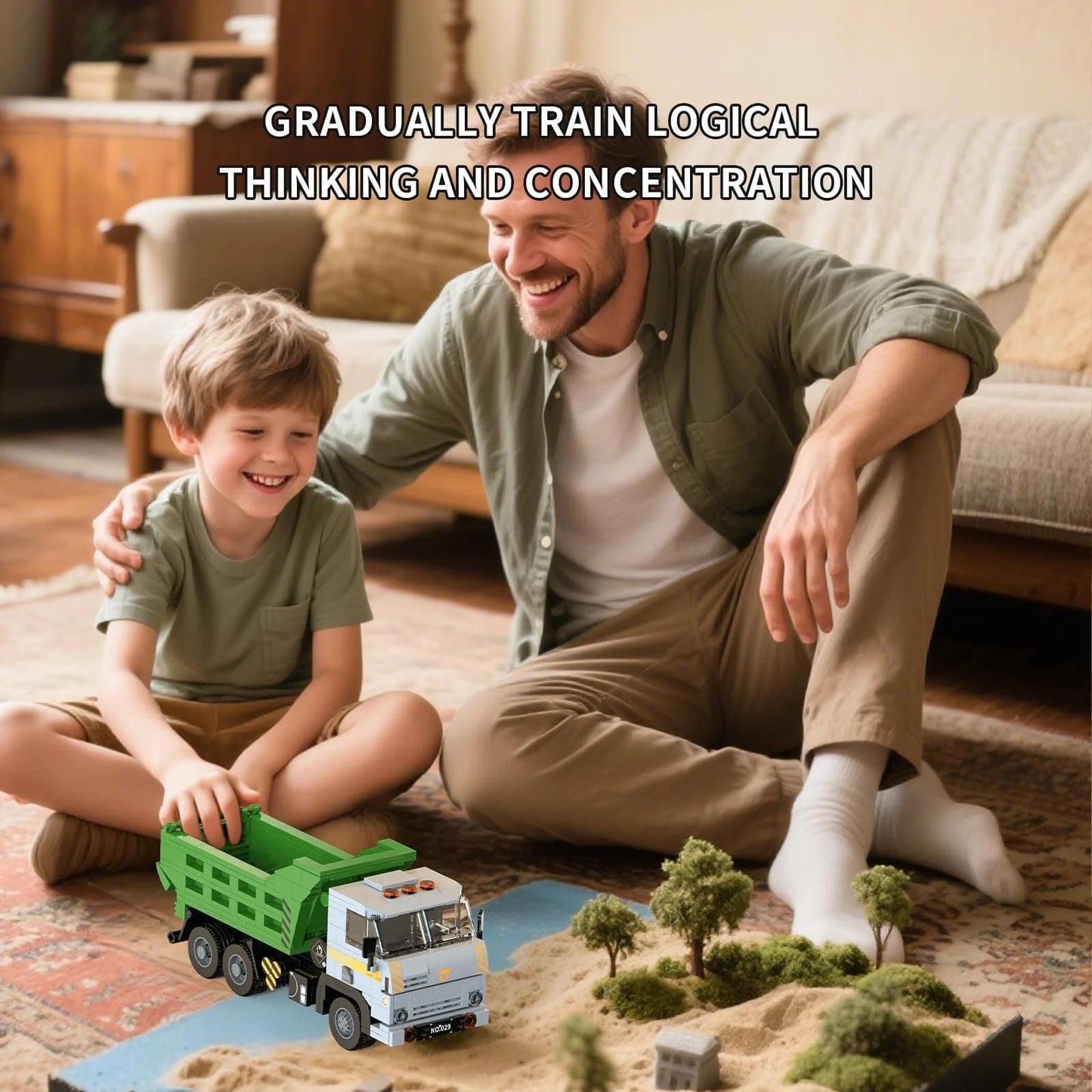 Xbert 66029 Heavy Dump Truck Building Set