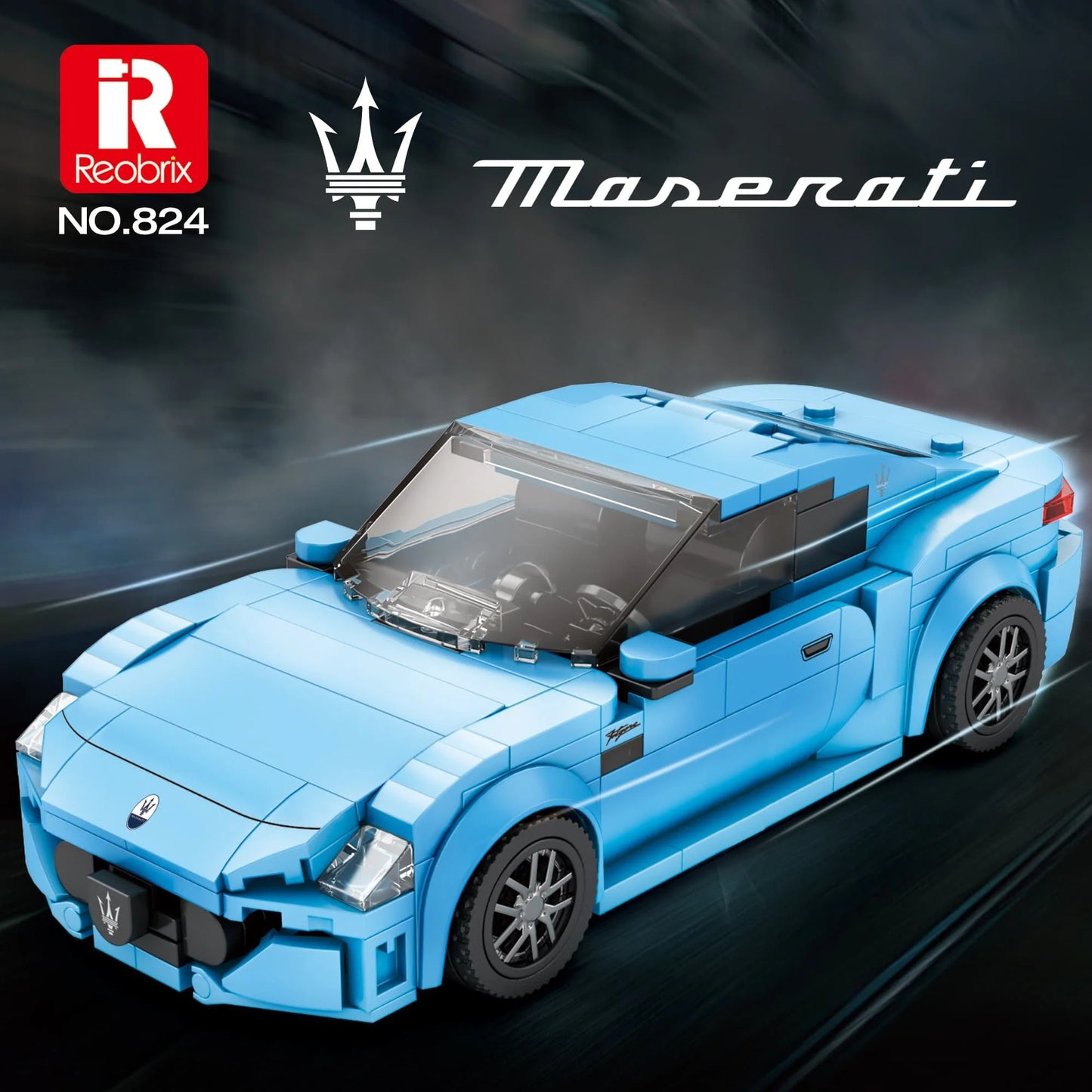 Reobrix 824 Blue 1:24 GranTurismo Maserati