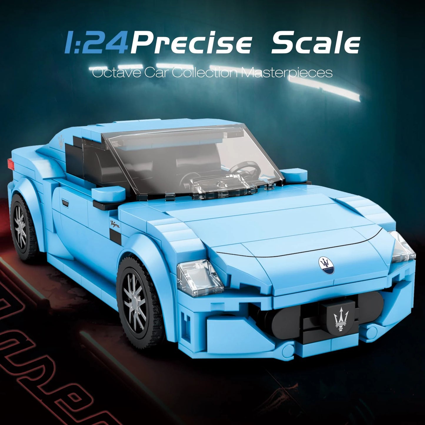 Reobrix 824 Blue 1:24 GranTurismo Maserati