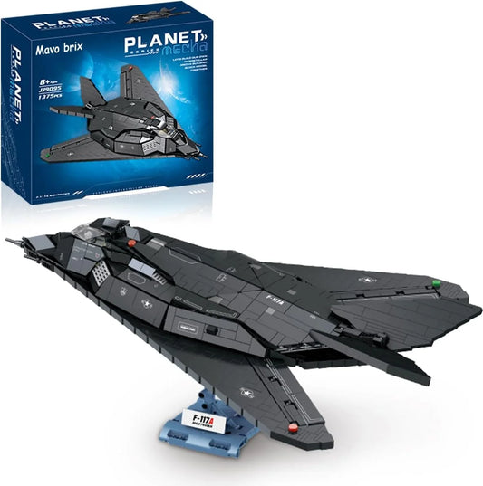 JJ9095 F-117A Nighthawk Fighter Jet Building Block Set