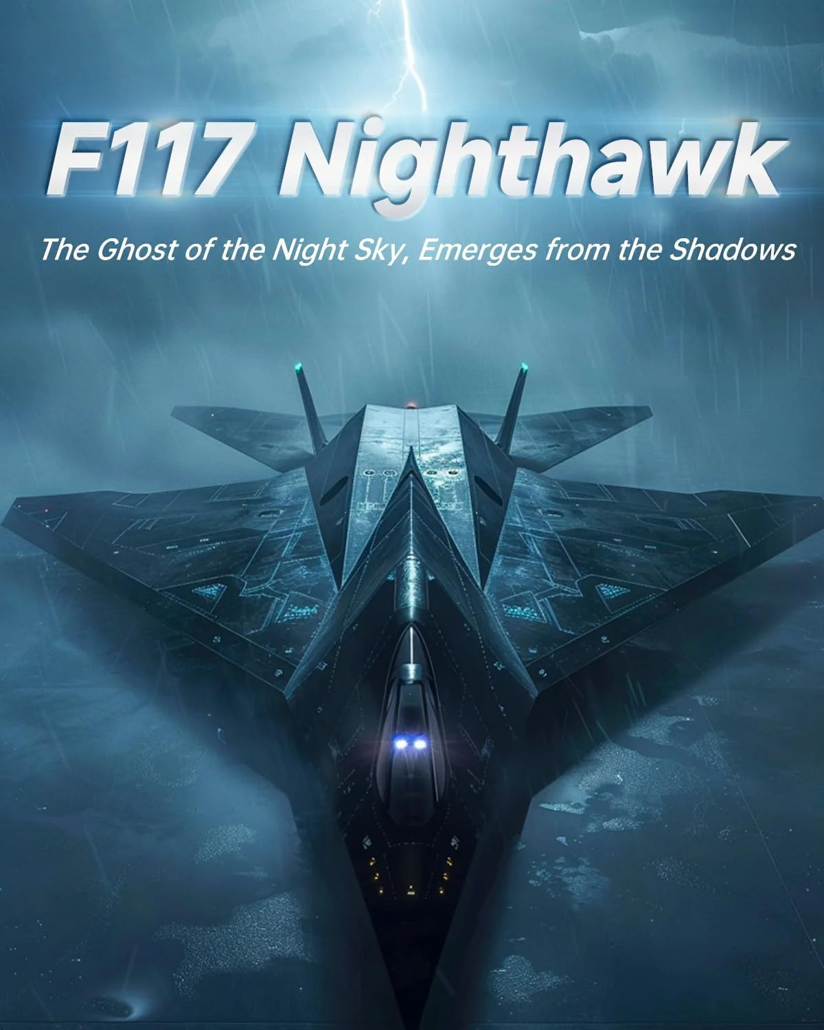 JJ9095 F-117A Nighthawk Fighter Jet Building Block Set