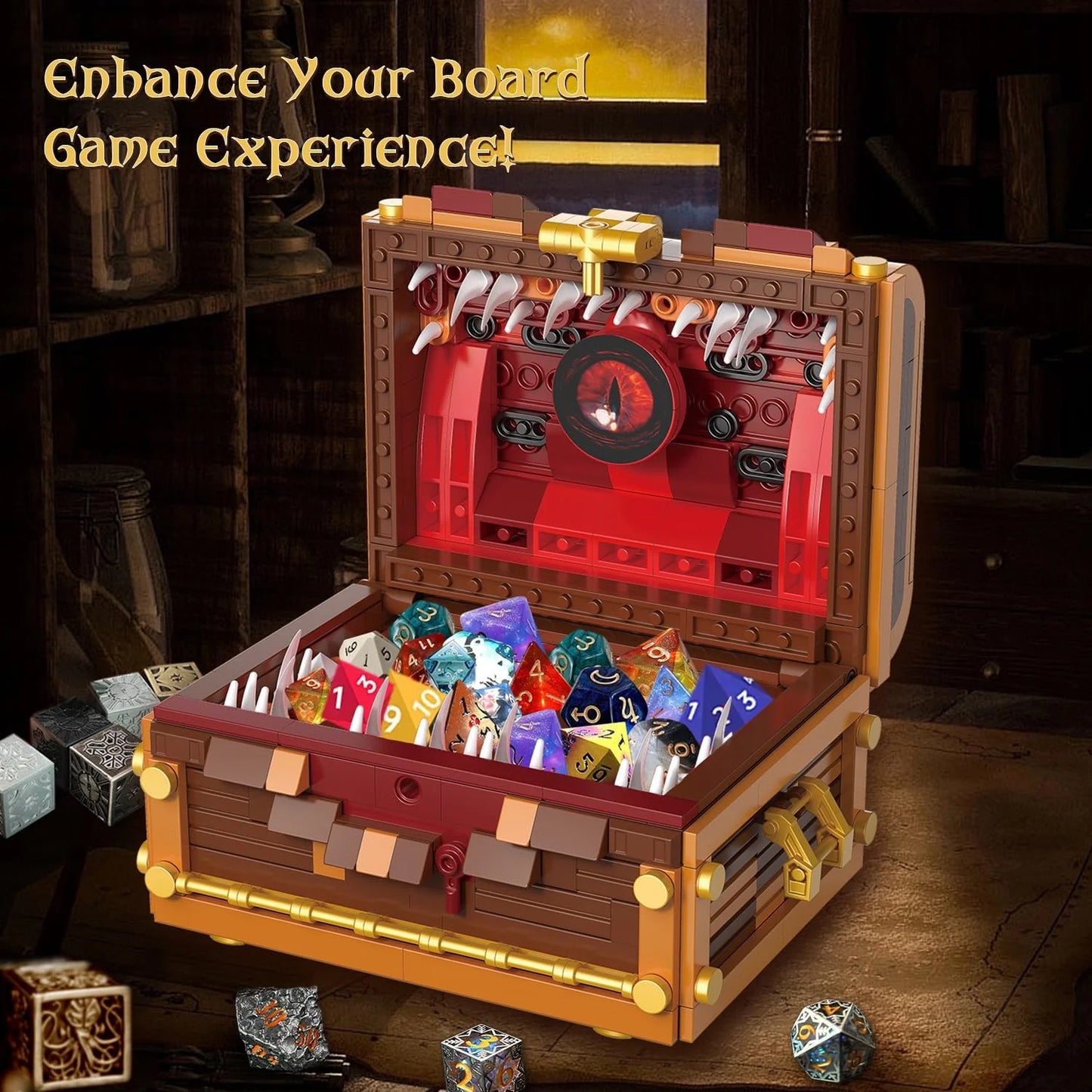 FreeTribe KK20004 Monster Dice Storage Box Building Set
