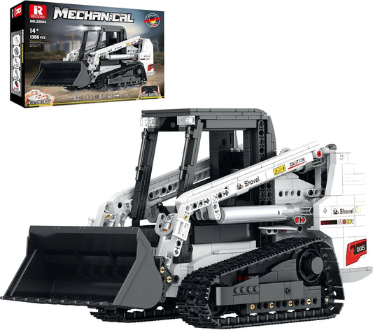 Reobrix 22004 Bobcat Skid Steer Loader Building Set