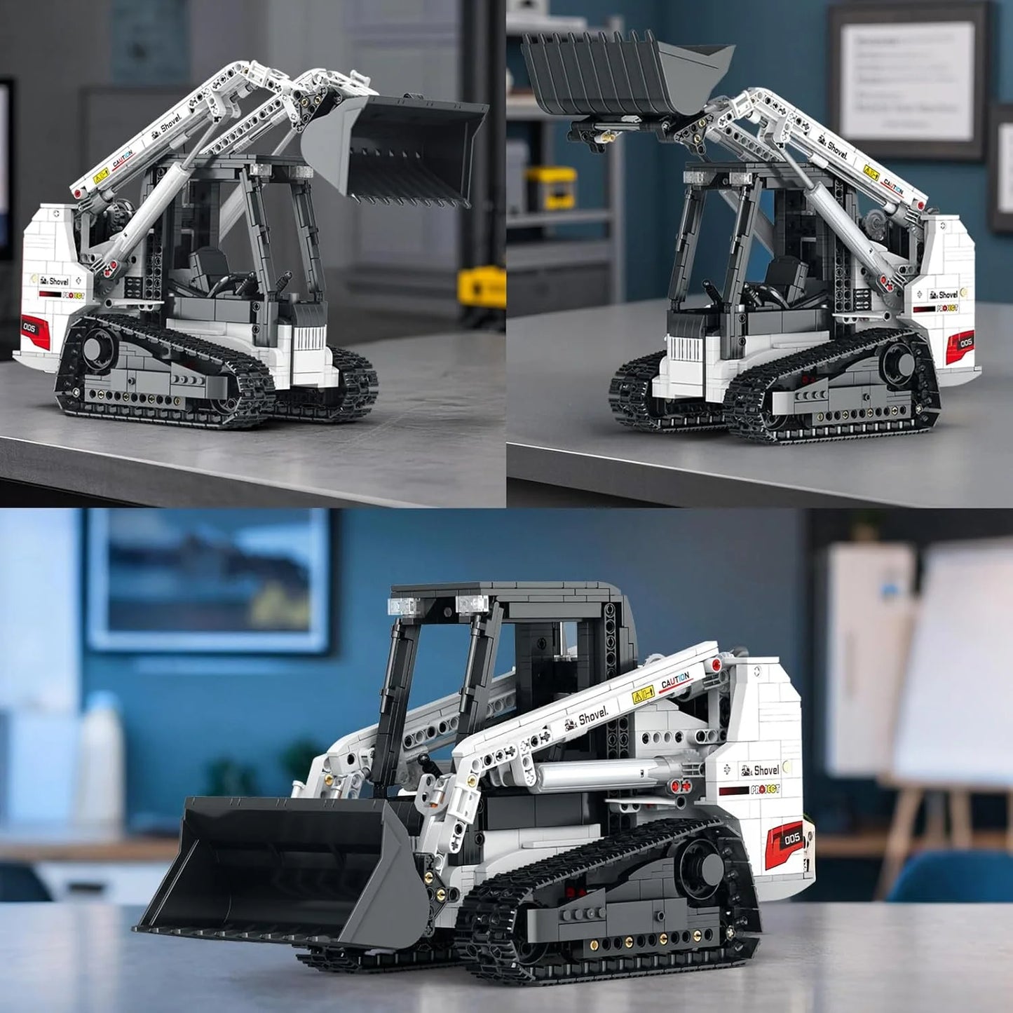 Reobrix 22004 Bobcat Skid Steer Loader Building Set