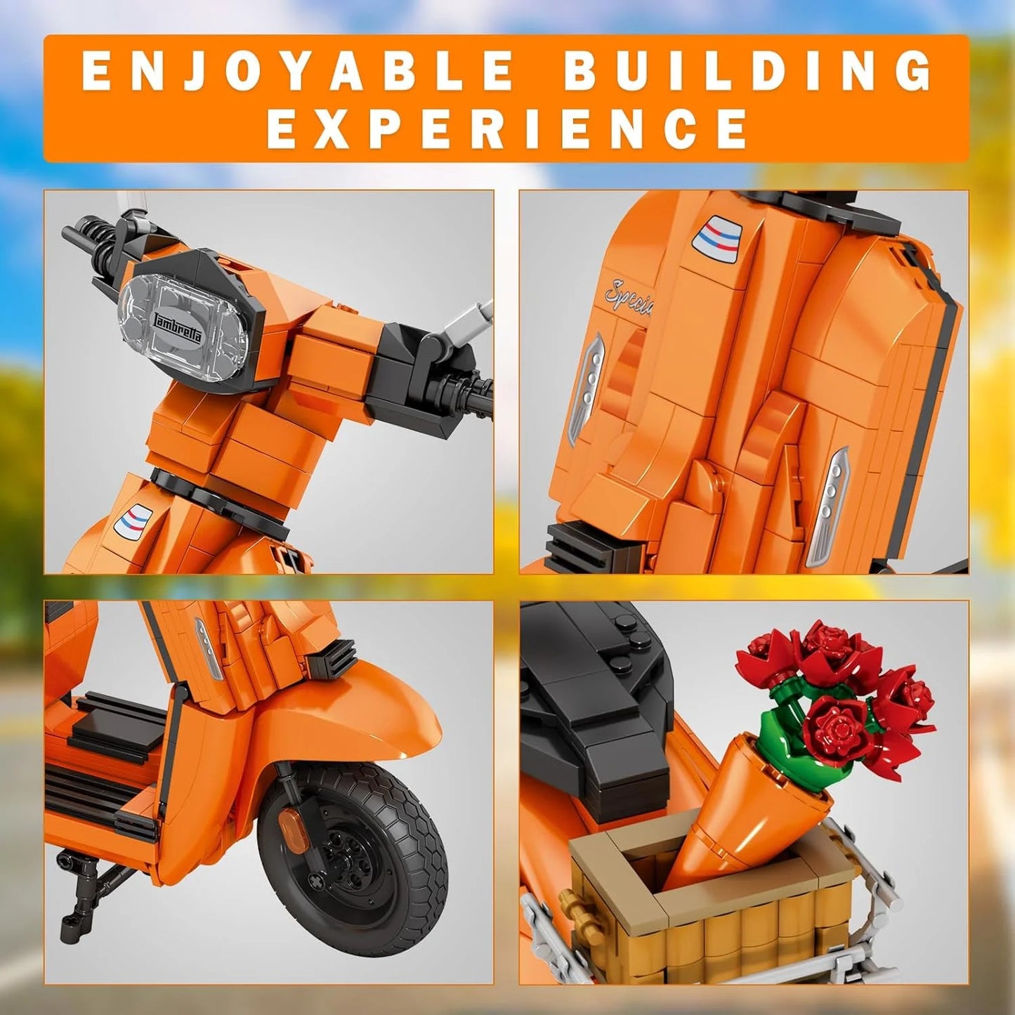 Reobrix 11036 V200 Motorcycle Building Set