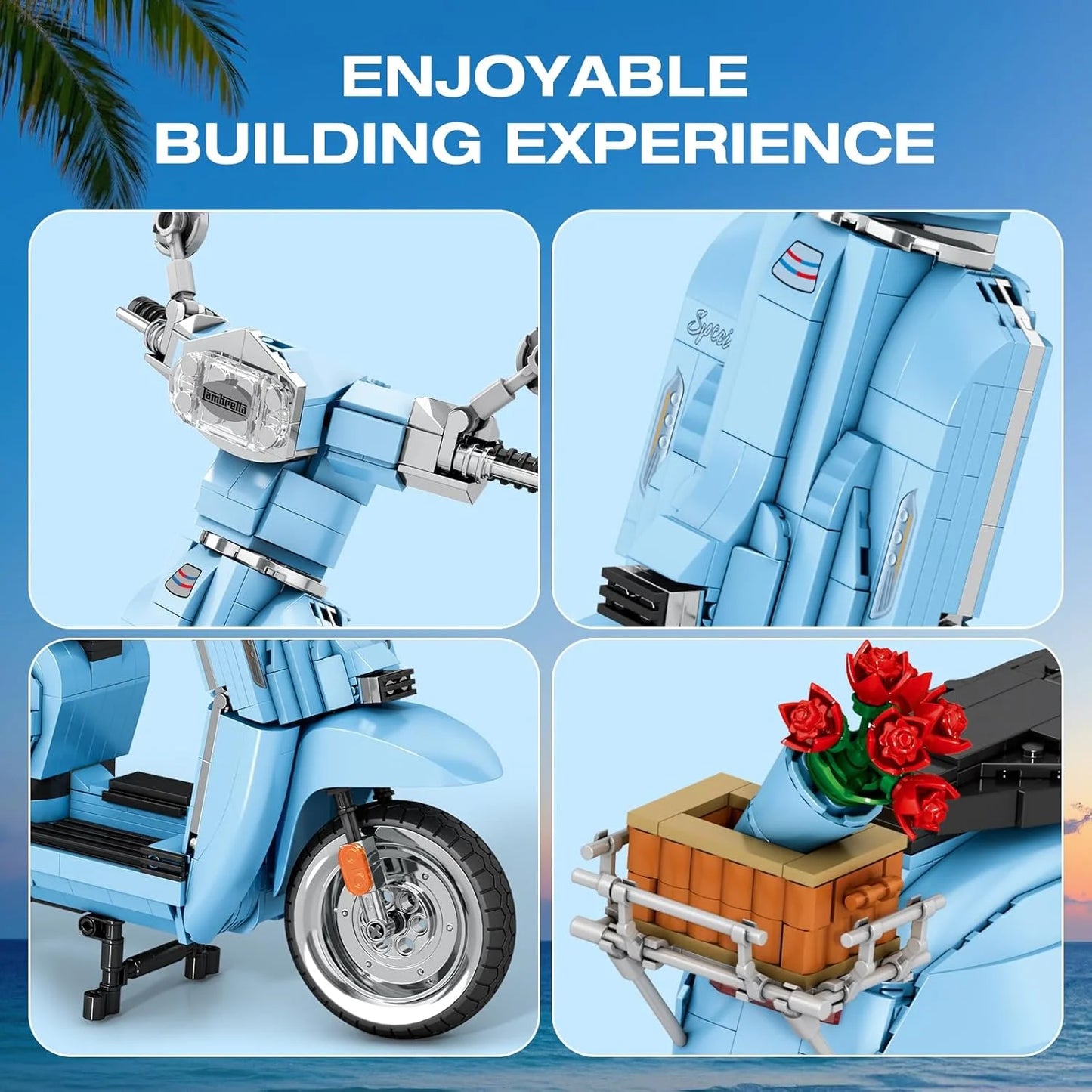 Reobrix 11037 V200 Motorcycle Building Set