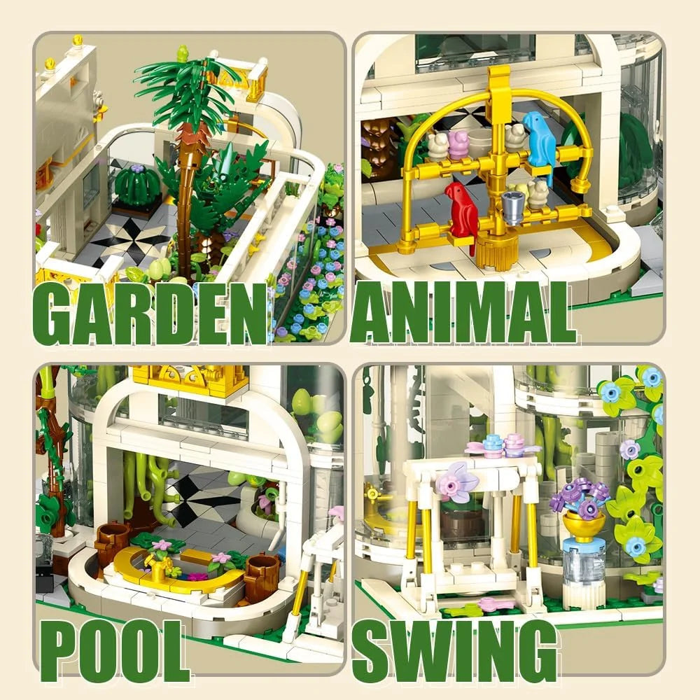 JJ9044 Friends Botanical Garden Building Set with LED