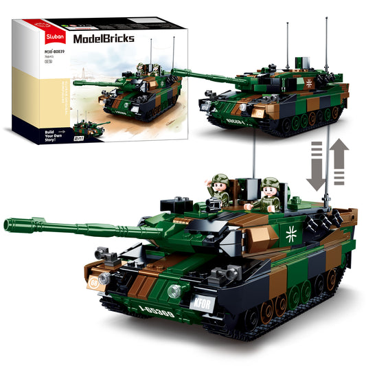 Leopard 2A5 2A4 Armeepanzer-Bausatz, 766 Teile