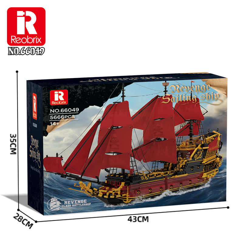 Reobrix 66049 Revenge Sailing Ship