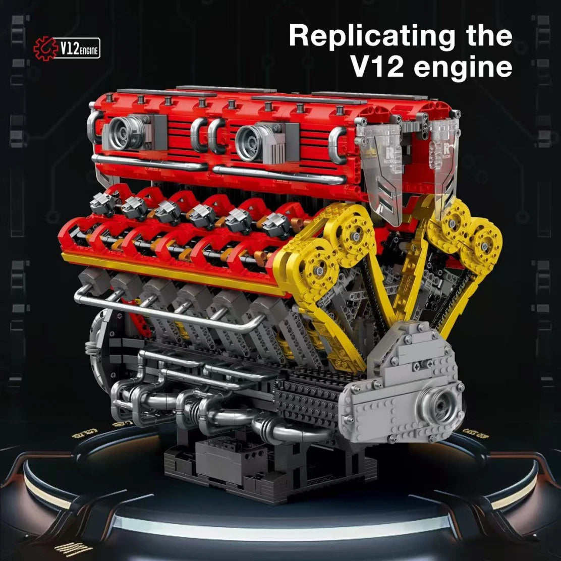 Reobrix 33017 V12 ENGINE With Motor